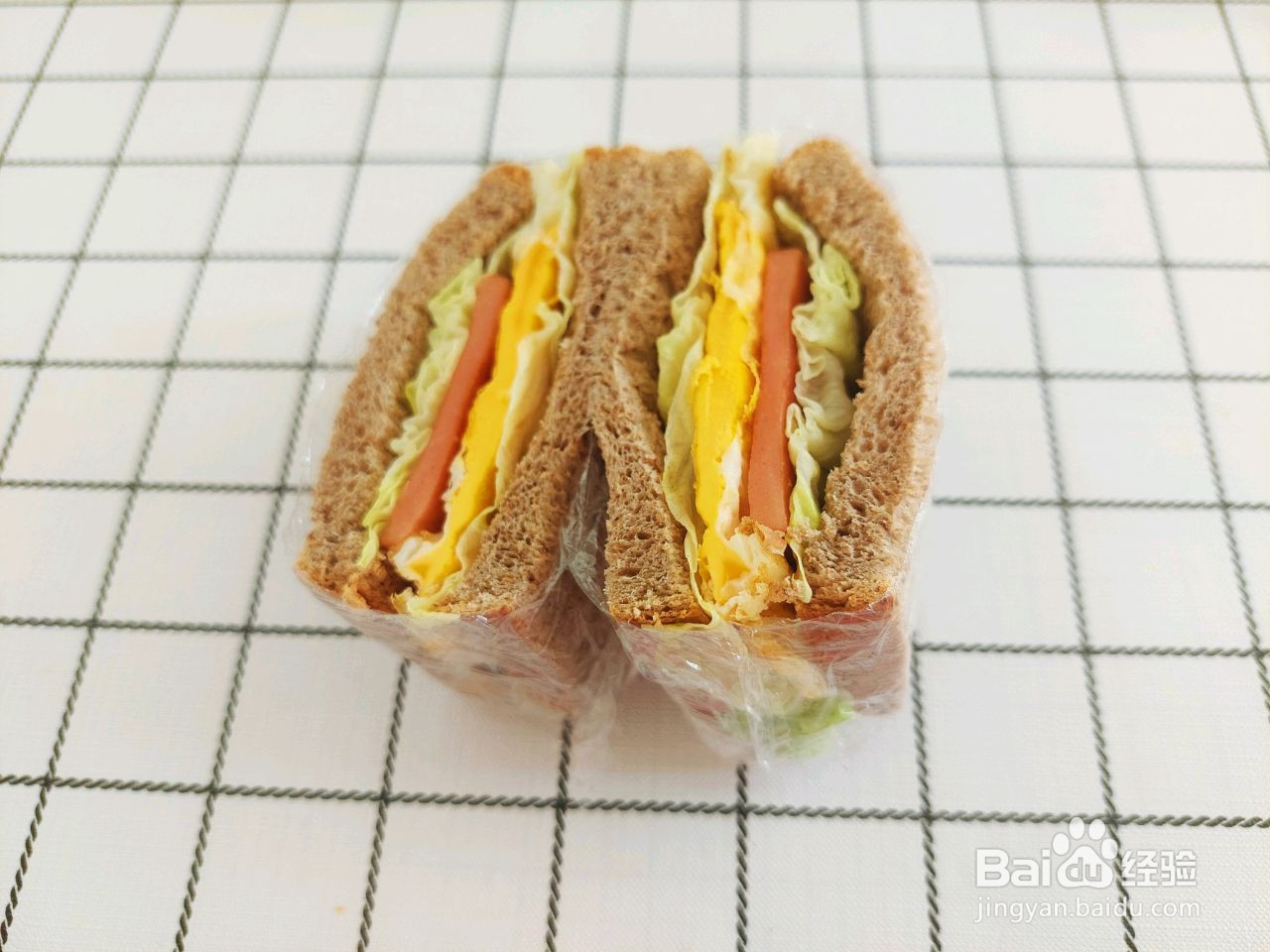 低卡低脂三明治的做法