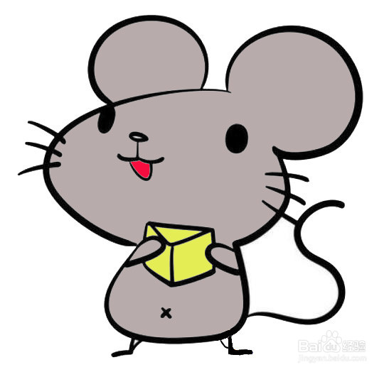 老鼠头简笔画卡通人物图片
