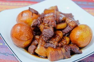 红烧肉卤蛋的做法