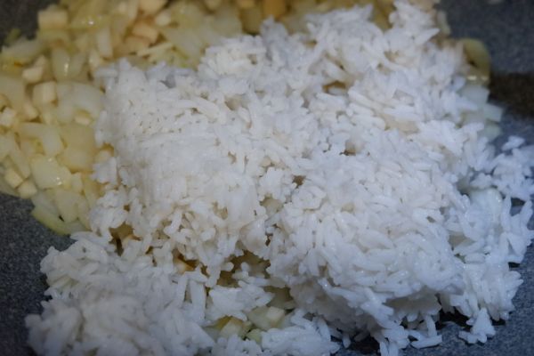 杏鲍菇酱油炒饭