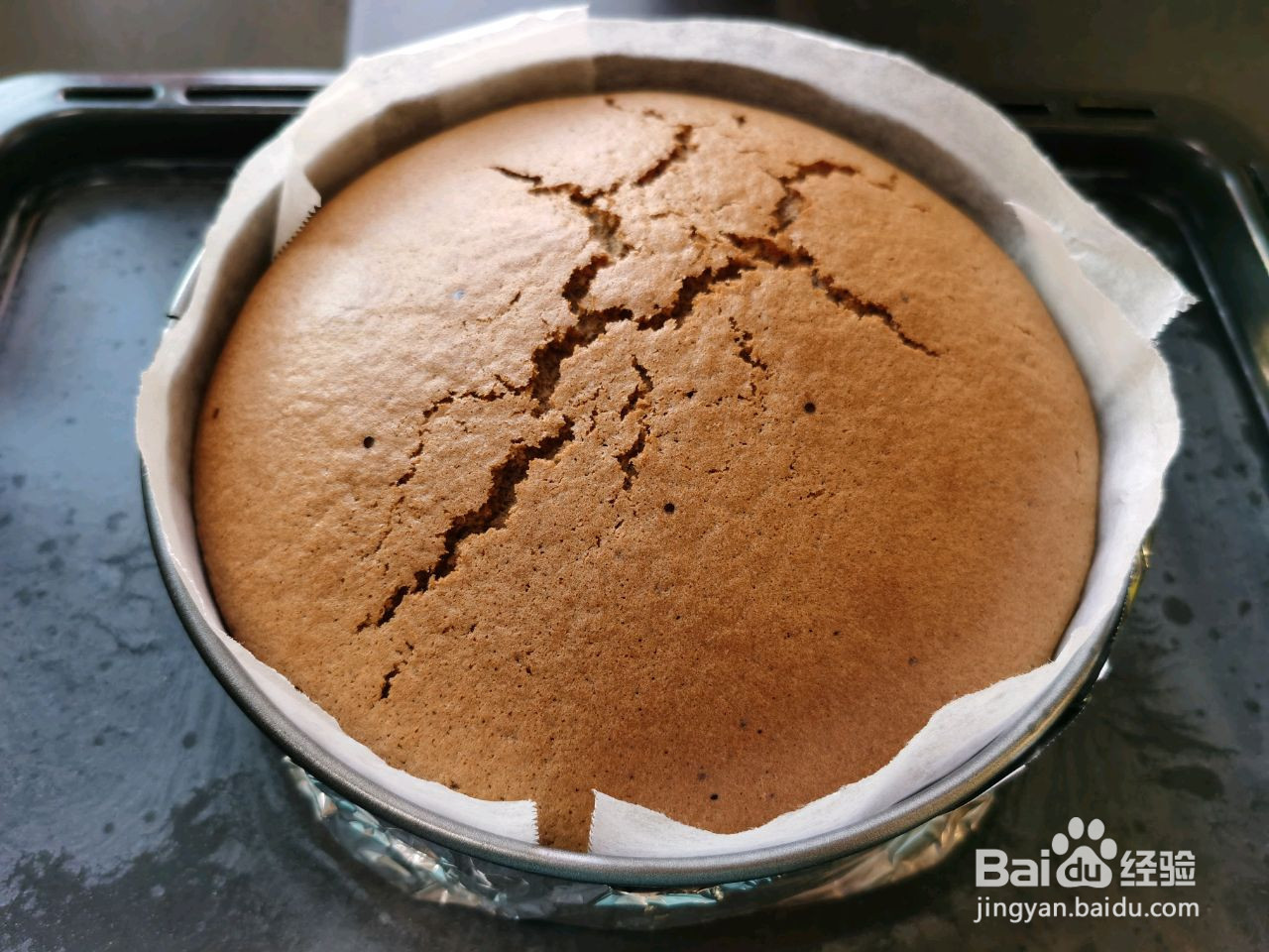 巧克力古早蛋糕来点甜的做法