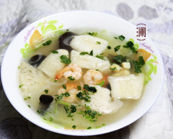 竹荪虾仁冬瓜汤