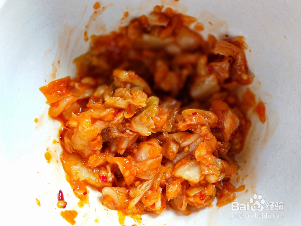 花式做饼-芹菜叶泡菜饼教程