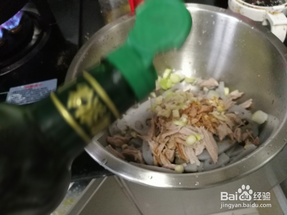 猪肉丝拌藕片