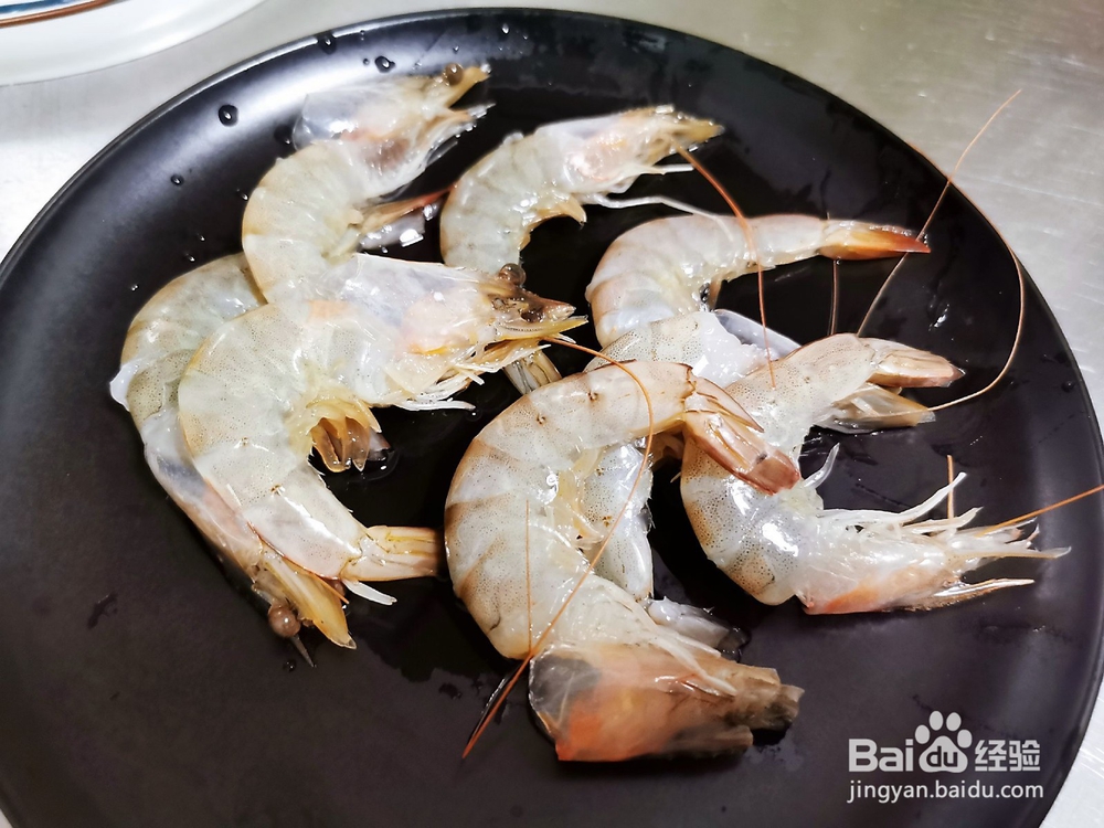 西兰花烤大虾制作方法