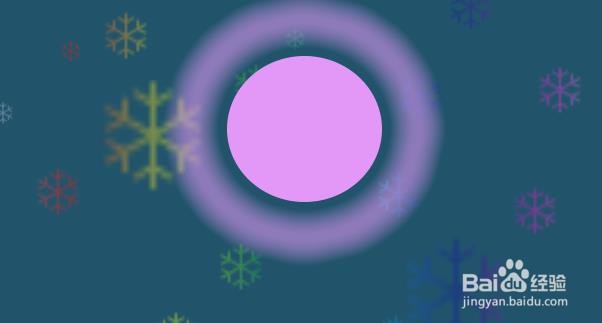 PS怎么快速制作一个发光的圆