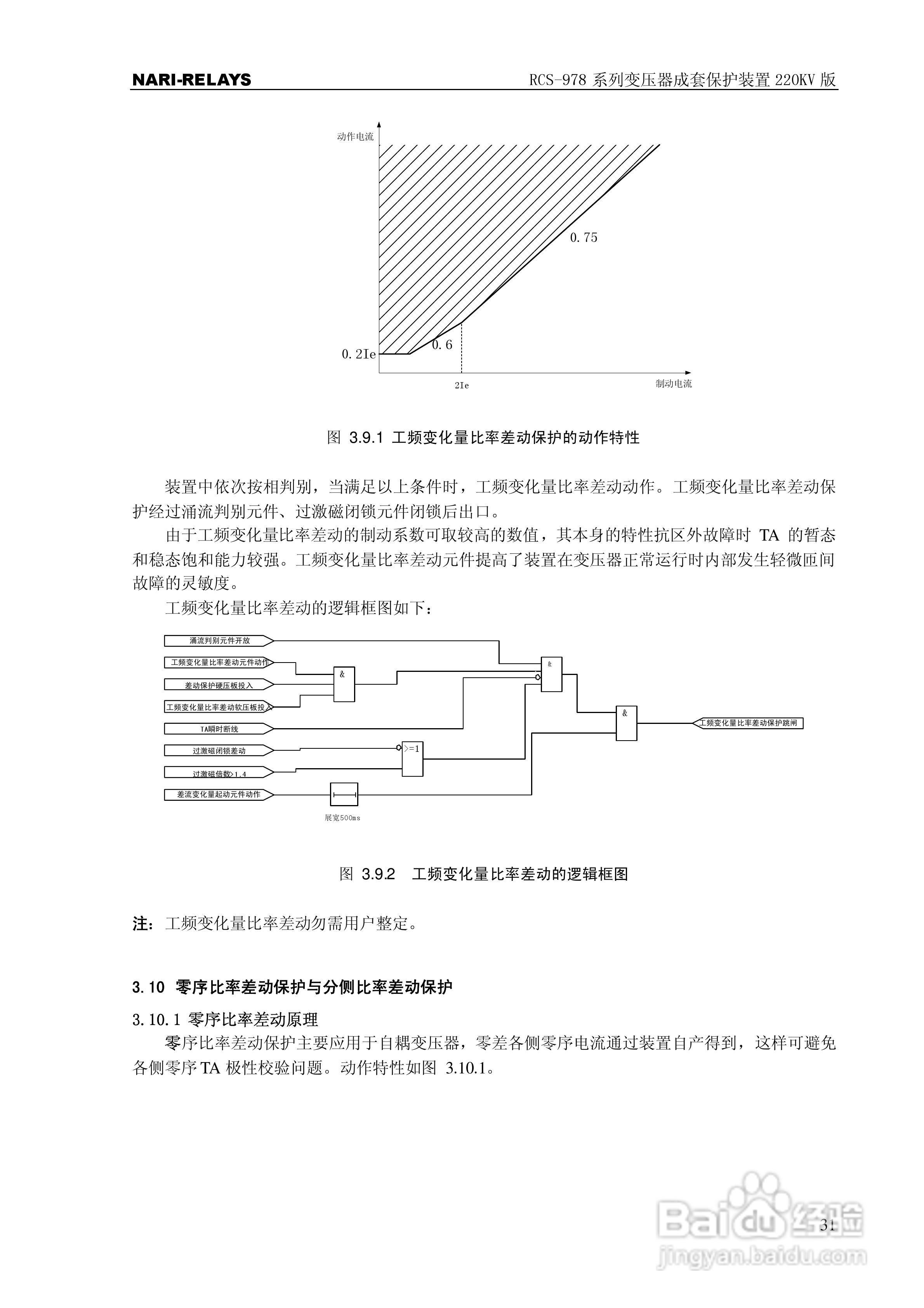RCS-978系列变压器成套保护装置220kV版技术说明书:[4]