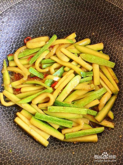 清炒西葫芦的做法