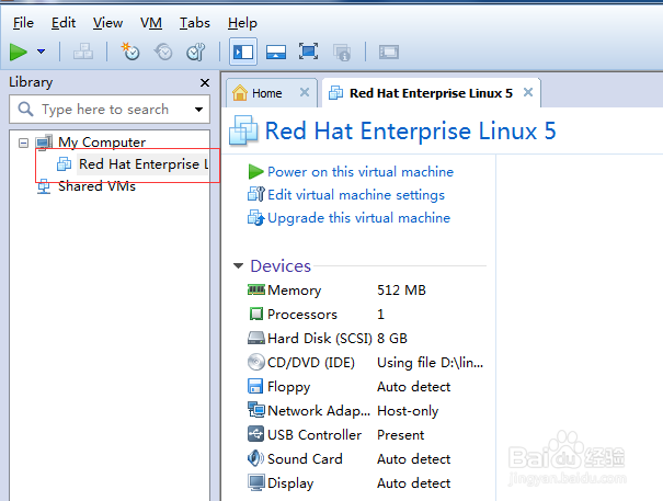 怎么样用vmware导入已经装好的linux
