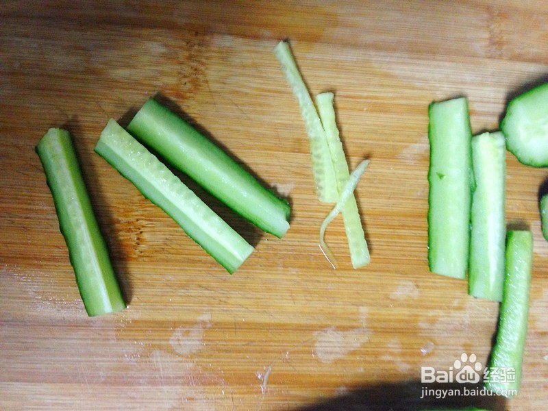 葱爆黄瓜的家常做法