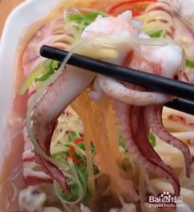 家庭自制蒸鱿鱼