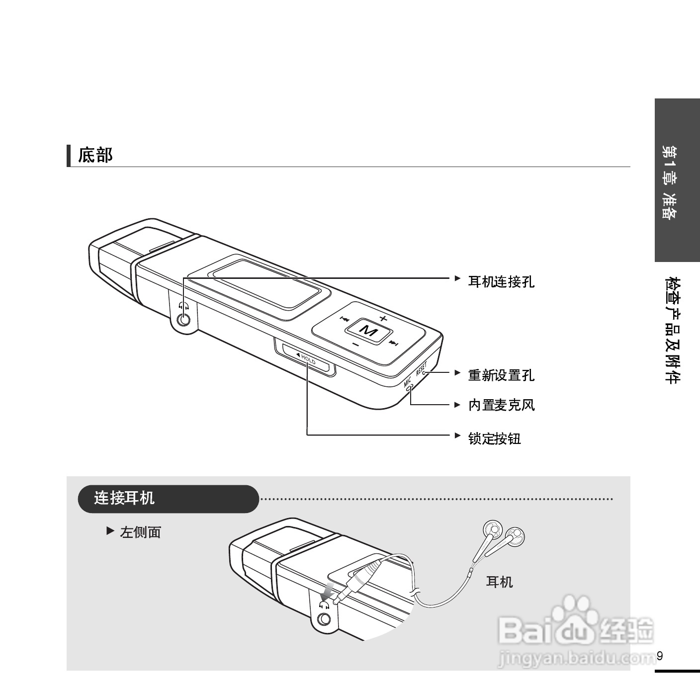 三星YP-U2ZW MP3播放器使用说明书:[1]