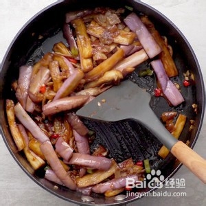 五花肉辣炒茄子