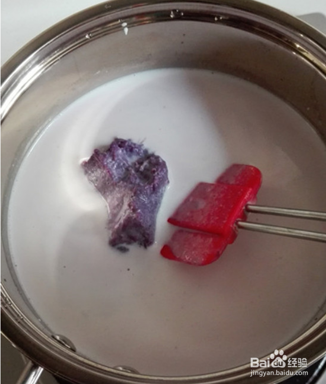 紫薯燕麦牛奶羹怎么做