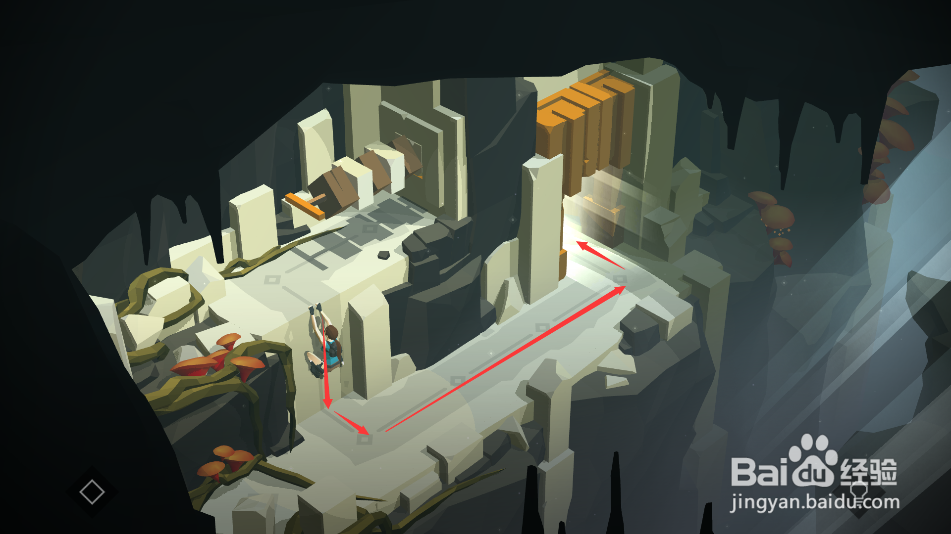 古墓丽影传说迷踪第五章第1紧闭之门关攻略