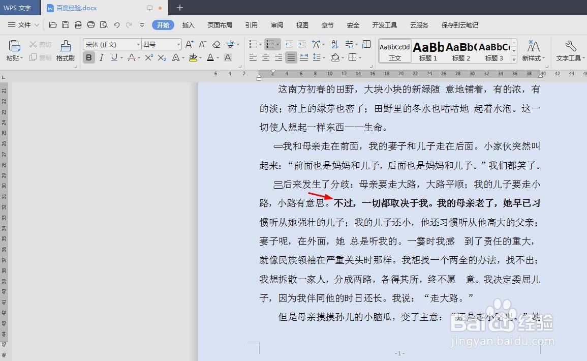 wps字体加黑怎么设置