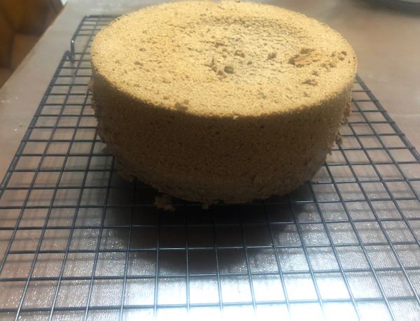 6寸可可戚风蛋糕