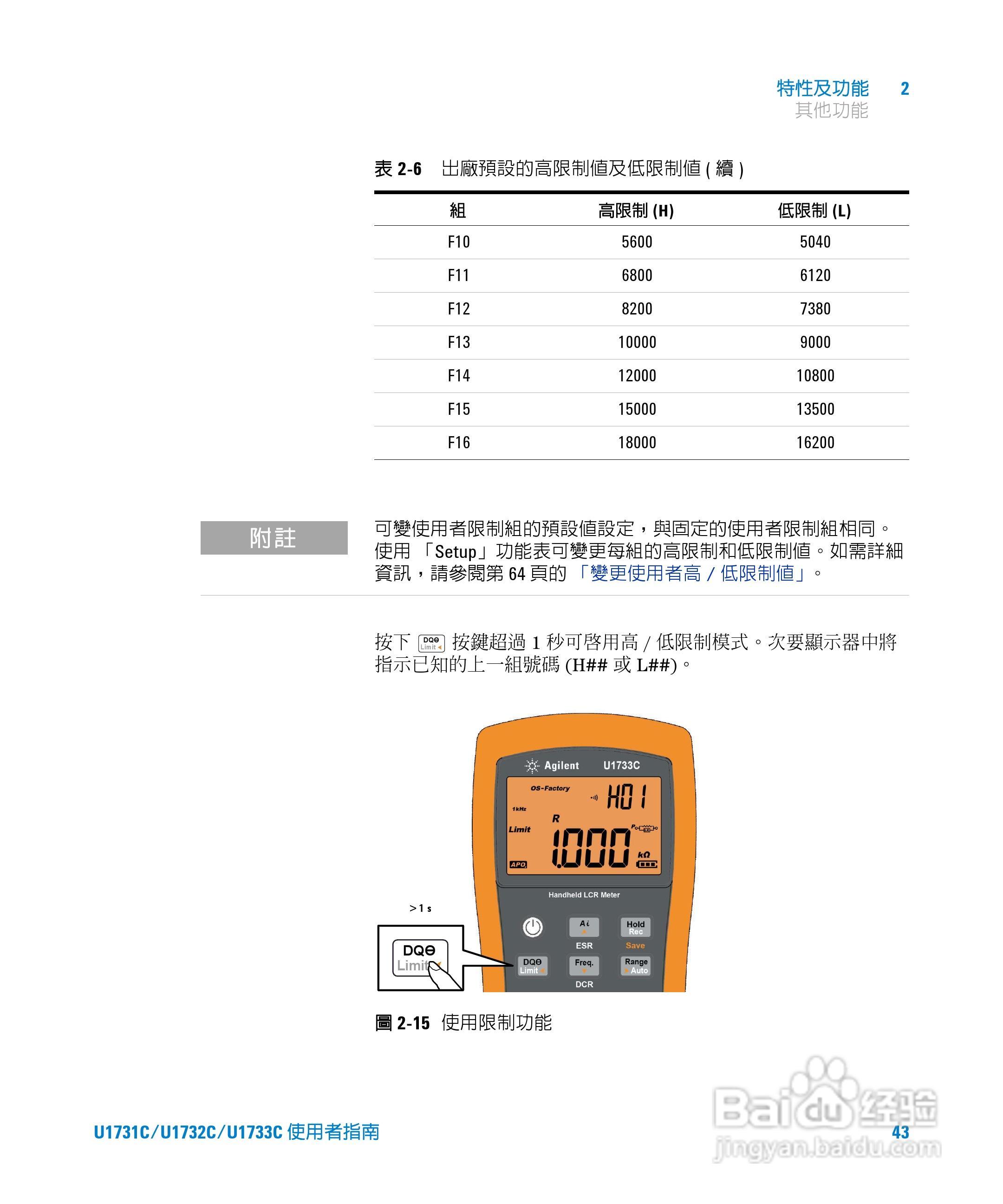 U173XC系列手持式LCR表使用手册:[7]