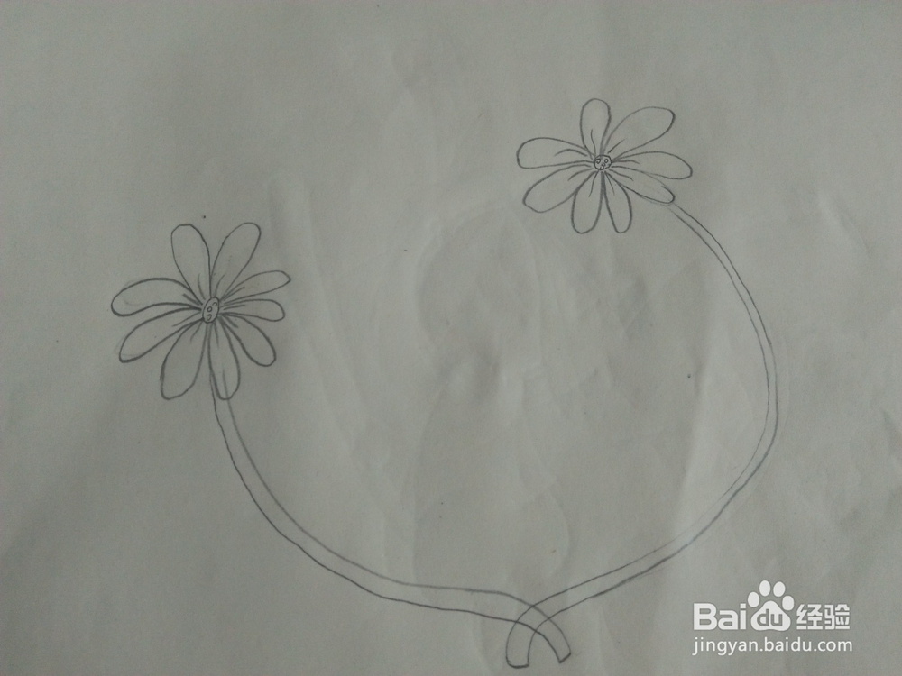 手账花边之清新的花环怎么画