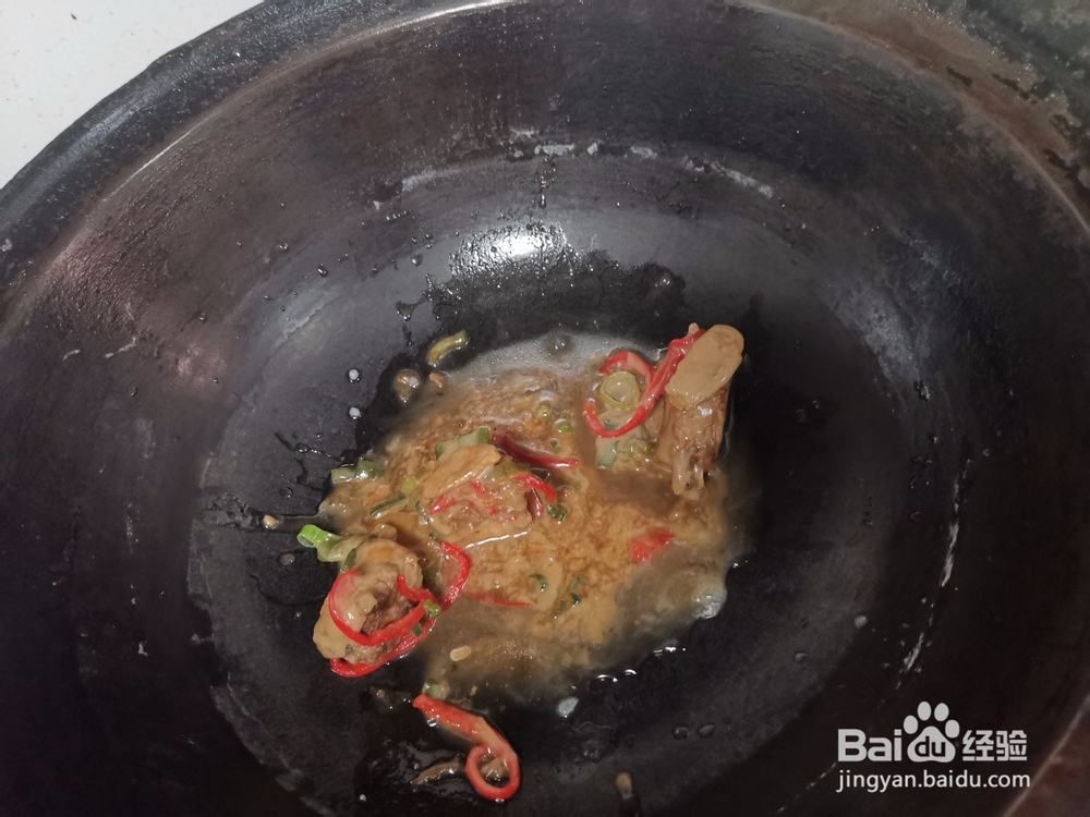 五花肉剩菜炖海带块