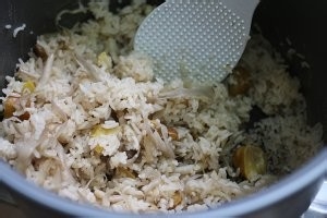 教你怎么做日式牛蒡栗子炊飯