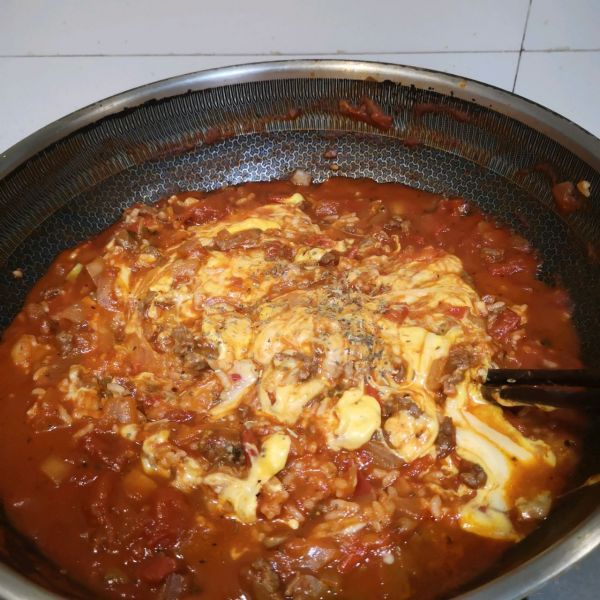 罗勒番茄牛肉焗饭