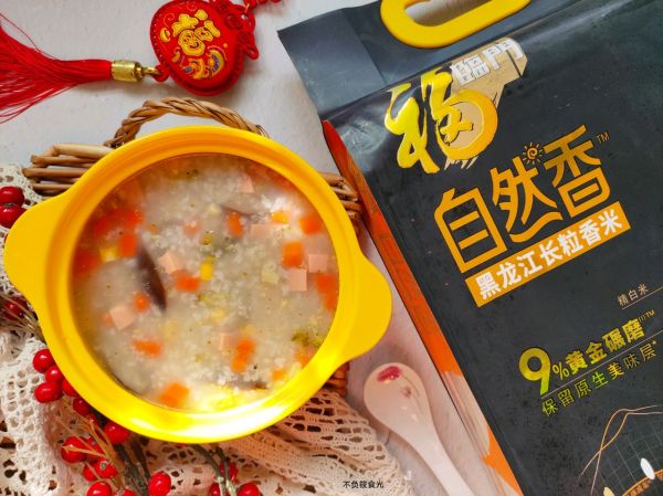 什锦虾仁蔬菜粥