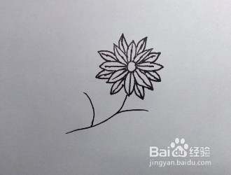 创意简笔画:用“米”字画一朵小花,很简单哦