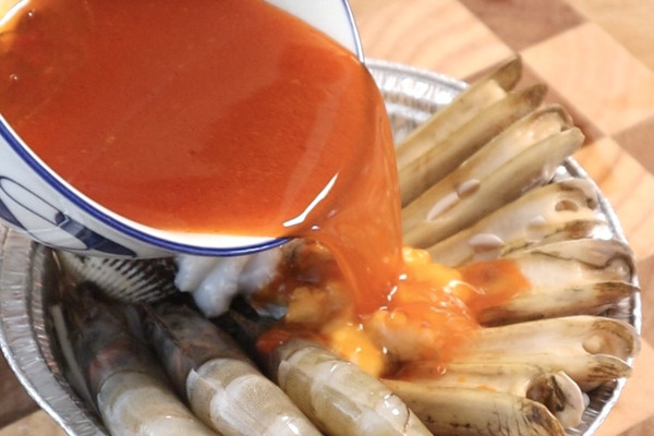 空气炸锅锡纸小海鲜