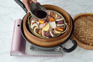 怎么做五彩腊肉合蒸