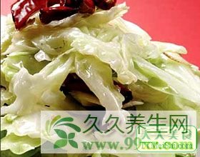 凉拌卷心菜的做法