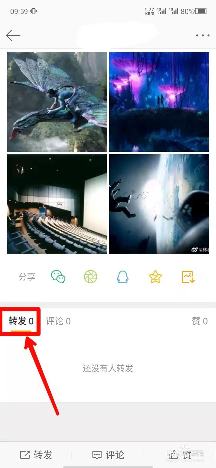 新浪微博怎么看谁转发了自己的微博？