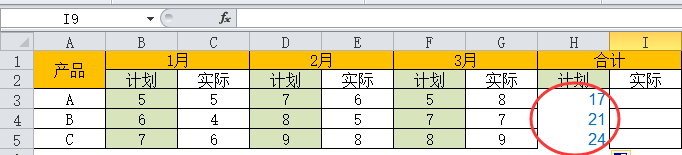 Excel求和方法多