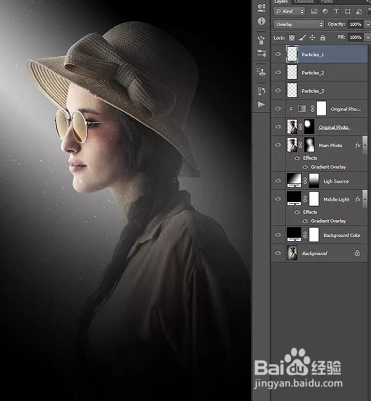 PS怎么打造唯美的暗调室内人像?