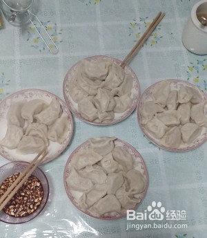 食补佳品白菜馅饺子