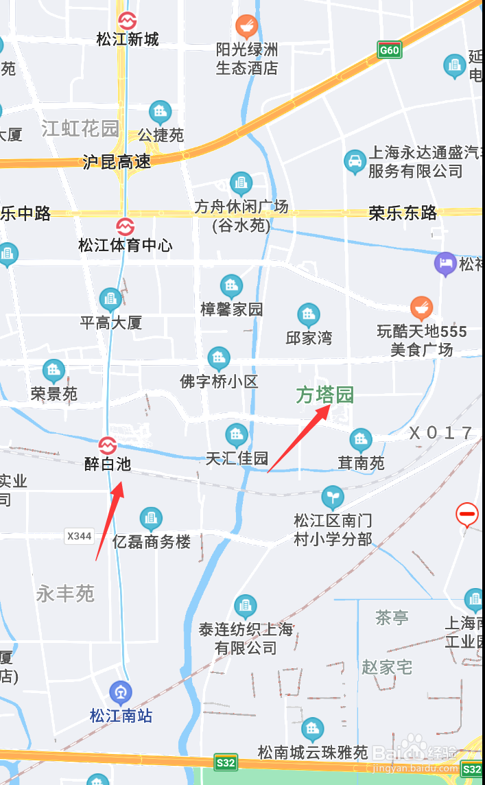 松江醉白池公园地图图片