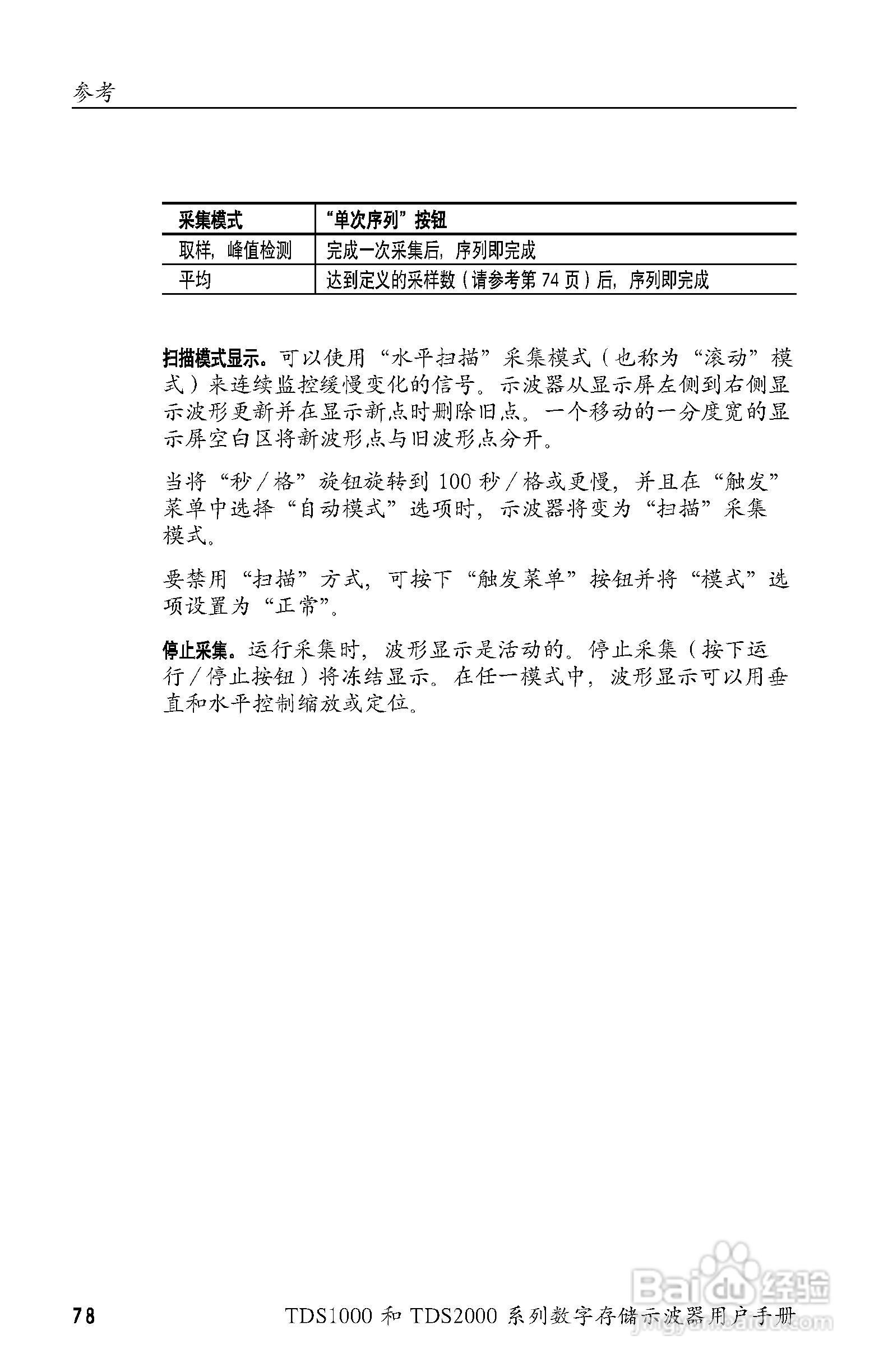 泰克TDS2024数字存储示波器用户手册:[10]