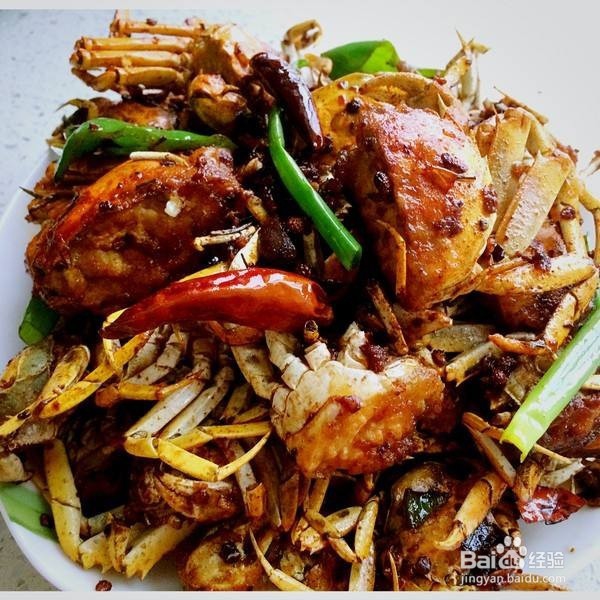 麻辣小螃蟹的制作方法