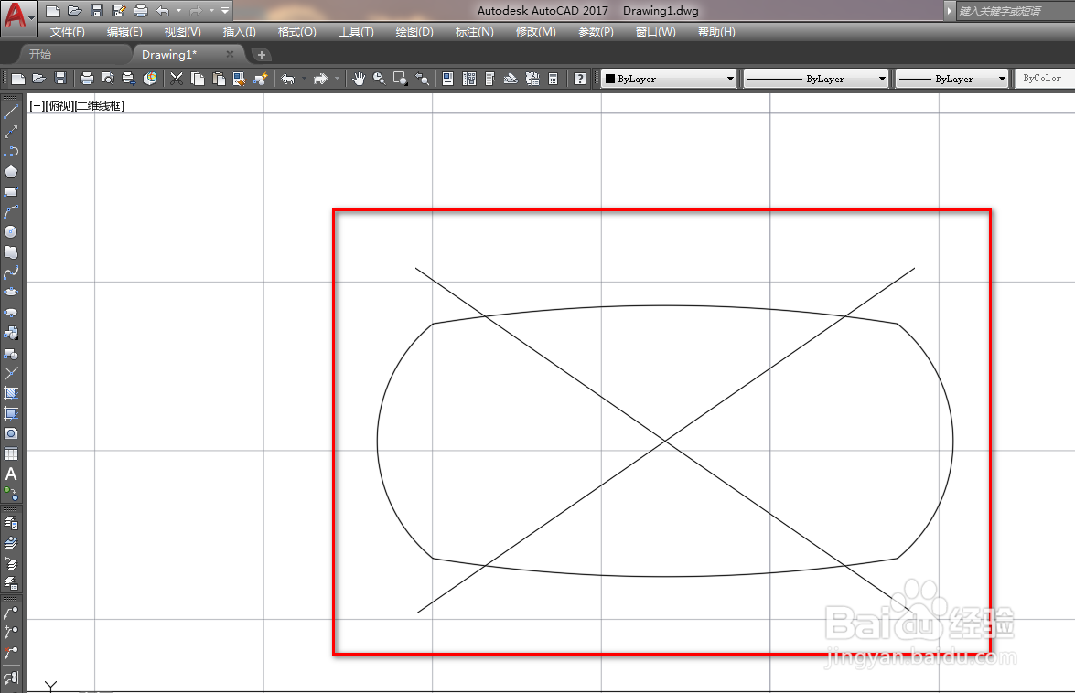 使用CAD绘制删除画面图形符号