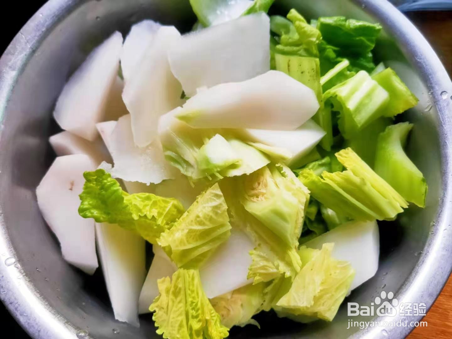 棒菜豆腐汤---养生菜系列