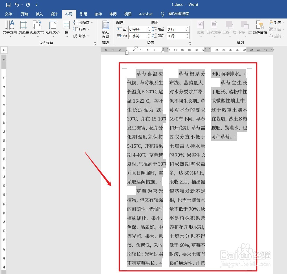 文档分栏怎么设置