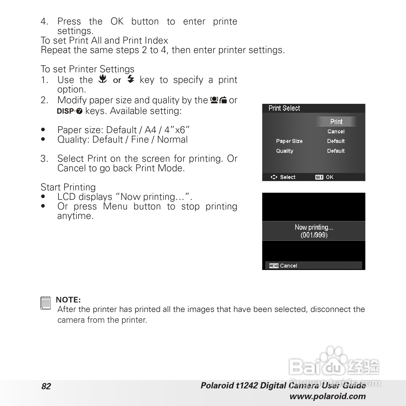 宝丽来Polaroid t1242数码相机使用说明书:[9]