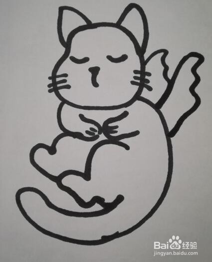 儿童简笔画 小猫的画法 小猫的简笔画