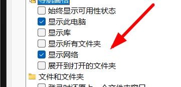 Windows11如何在导航窗格中显示网络
