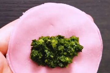 怎么包出三角形状的饺子呢？