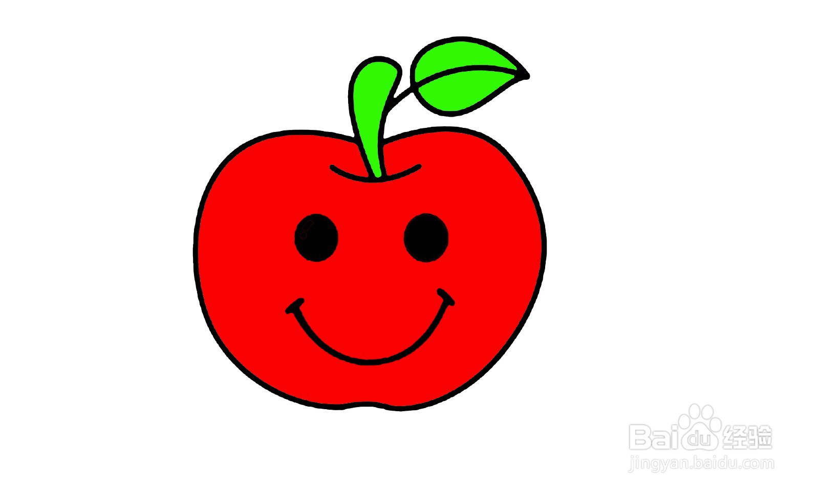 <b>如何画出一个微笑的苹果</b>