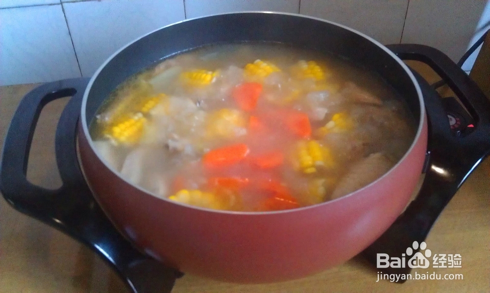 玉米鲜鲍炖鸡汤