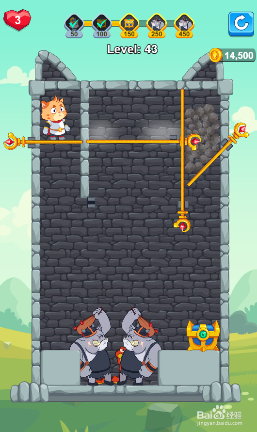 Hero Mission 2的Level 43怎样过关