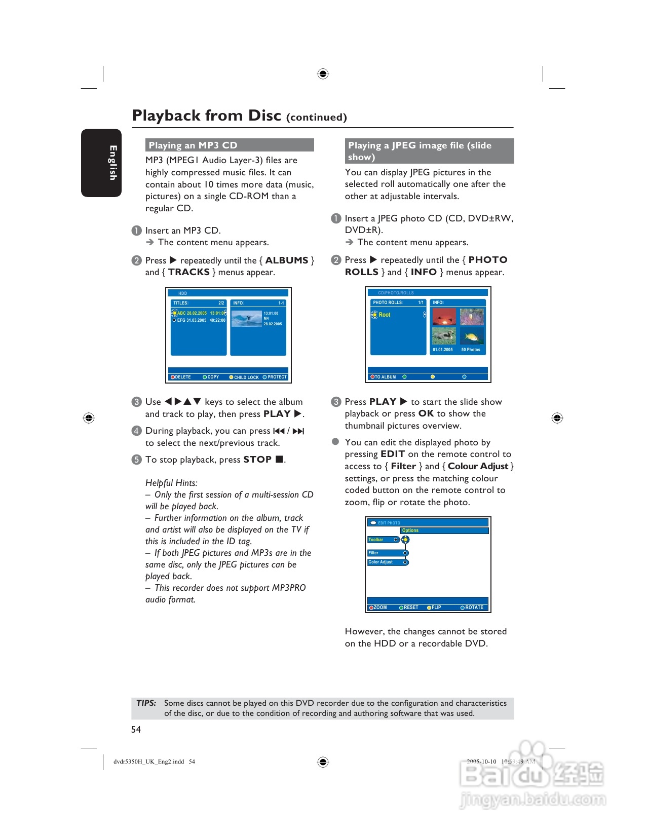 PHILIPS DVDR5350H DVD播放机说明书:[3]