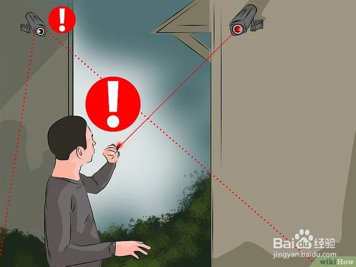 如何让监控摄像头失灵